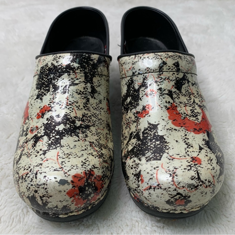 Sanita Women's Slip On Print Graphic Danish Clogs Size 39